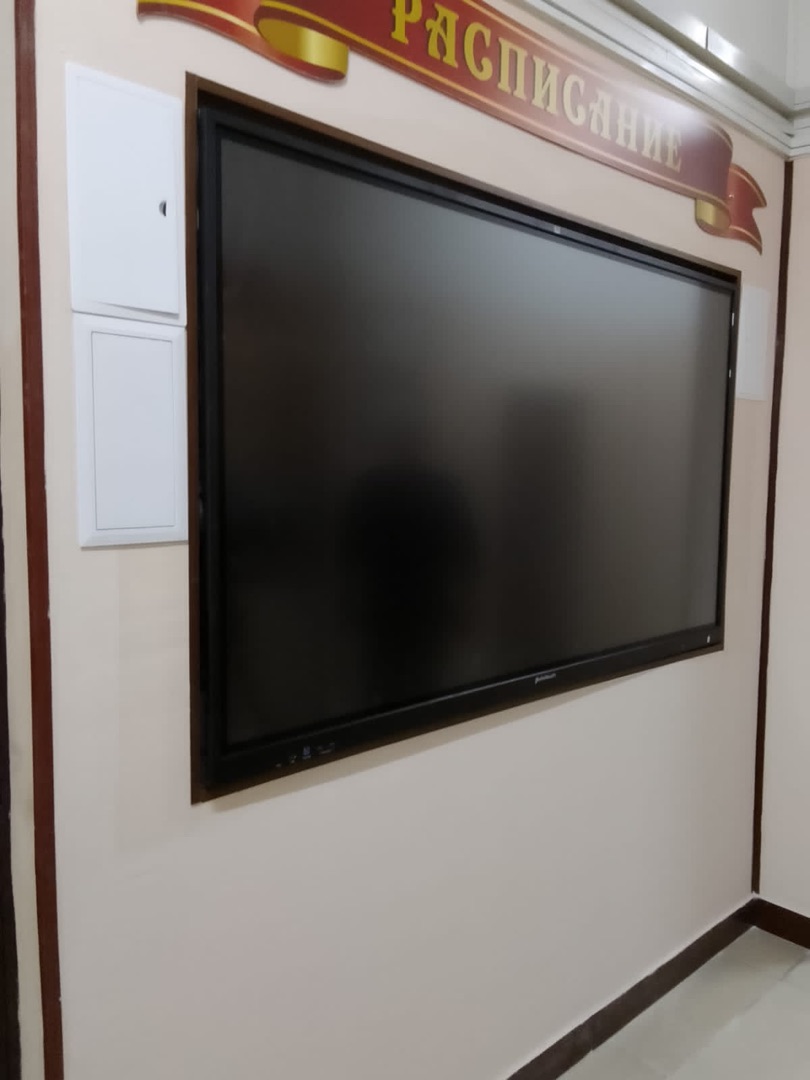 Поставка и установка Интерактивного расписания для ГКОУ Новороссийский Казачий Кадетский Корпус Краснодарского края